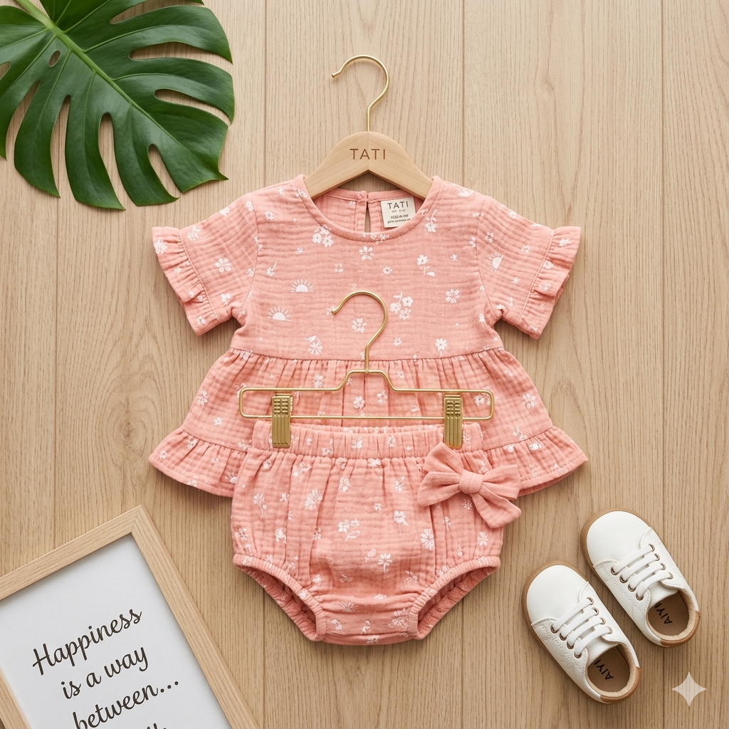Girls' Summer Set (Top + Bottom)